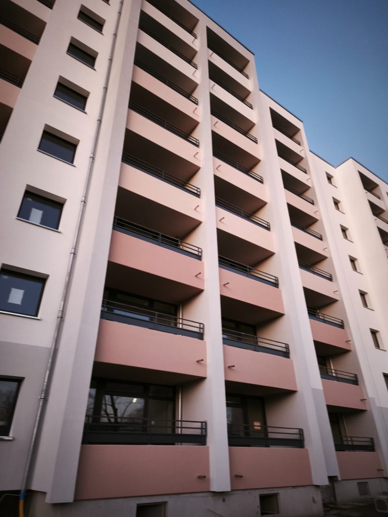 WDVS-Arbeiten Mehrfamilienhaus